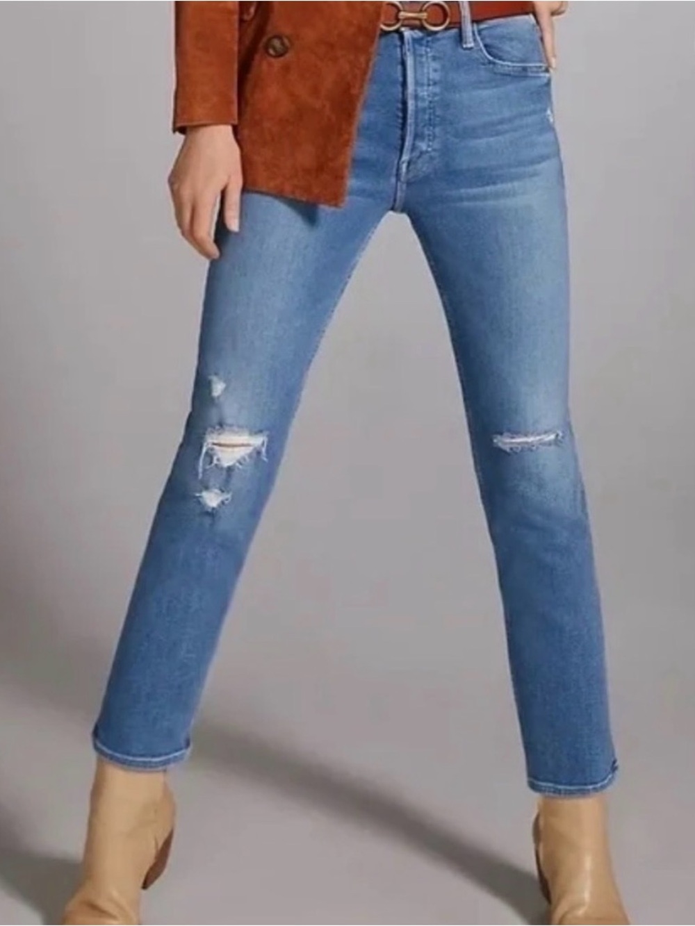 Mother Tomcat Distressed Women’s Jeans Size 26